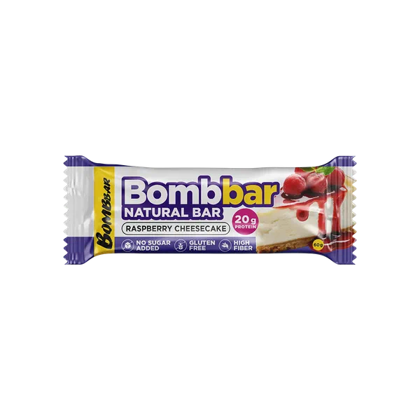 Bombbar малина чизкейк батончиги 60г