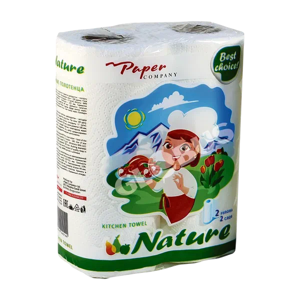 Полотенце Nature бум мал 2сл 2рул