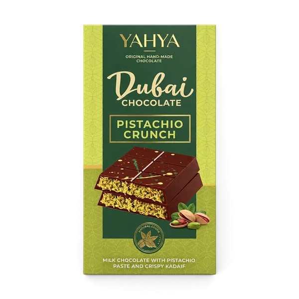 Шоколад Yahya Pistachio Crunch с фисташкой 200г
