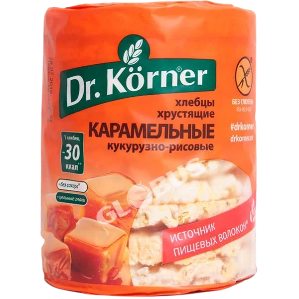 Хлебцы Dr.Korner злак коктейль карамель 100г Россия 12