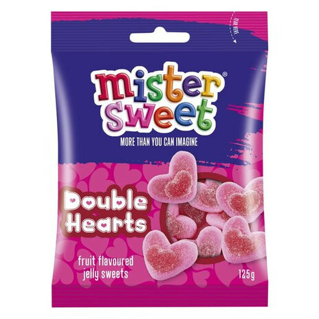 Mister Sweets Double Hearts 125g