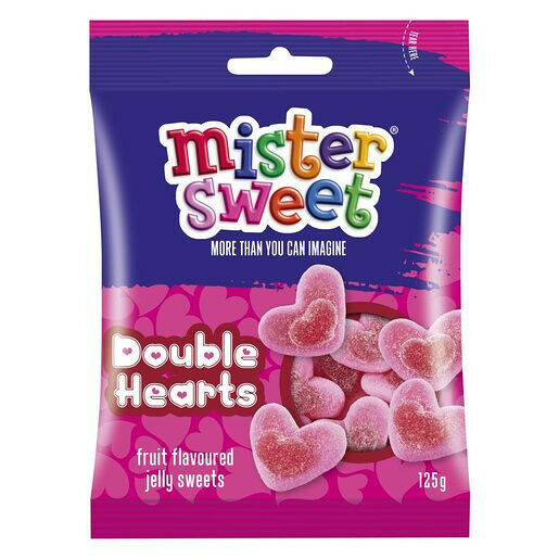 Mister Sweets Double Hearts 125g