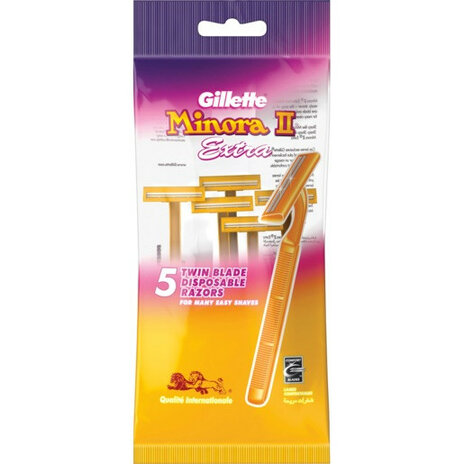 Gillette Minora II Dispo Bag 5s Singles