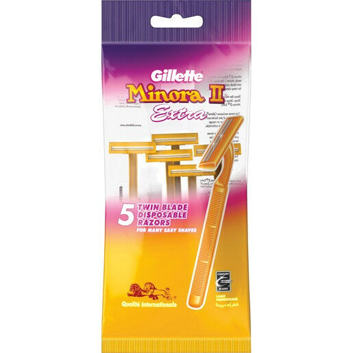 Gillette Minora II Dispo Bag 5s Singles