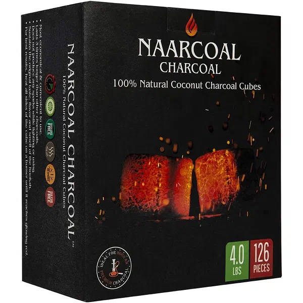 BINDAWOOD PREMIUM COCONUT CUBE SHISHA CHARCOAL HIGH-PURITY