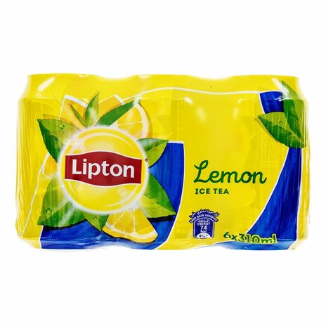 Lipton Ice Tea Lemon Can (310 Ml X6)
