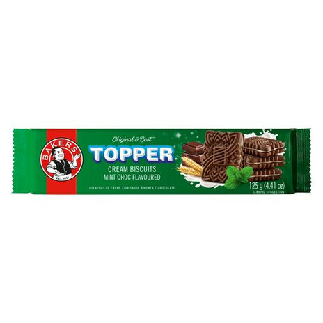 Toppers Choc Mint 125g