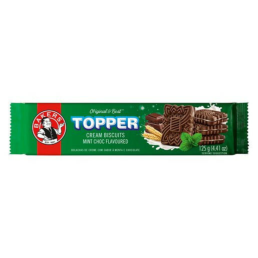 Toppers Choc Mint 125g