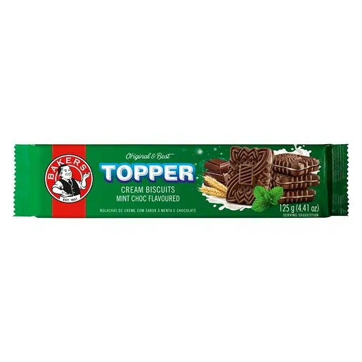 Toppers Choc Mint 125g