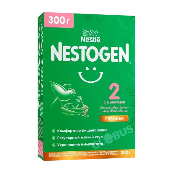 Nestogen 2 чакан наристелер учун кургак сут аралашмасы 300г