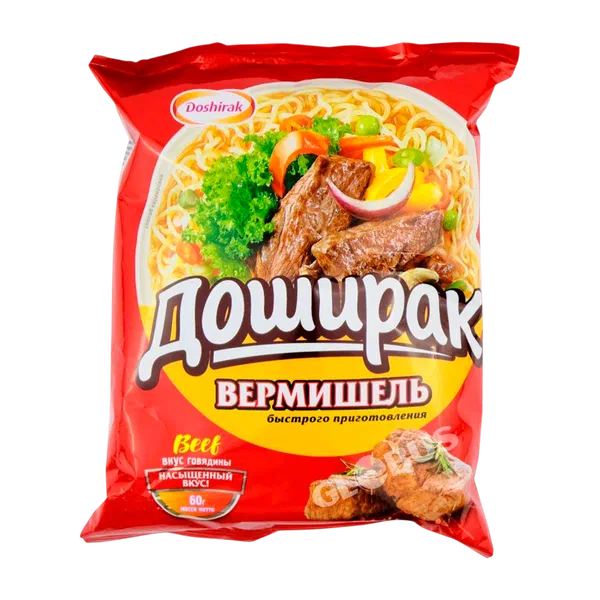 Вермишель б/п Доширак говяд 60г