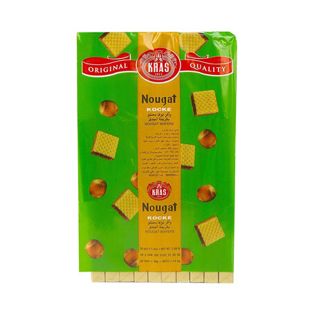 Kras Nougat Wafers Cube 38Gm X30