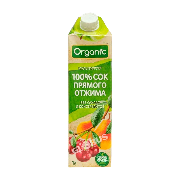Organic мультифрукт ширеси 1л т/п