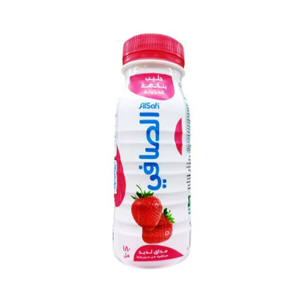 Alsafi Flavor Laban Strawberry Low Fat 180Ml