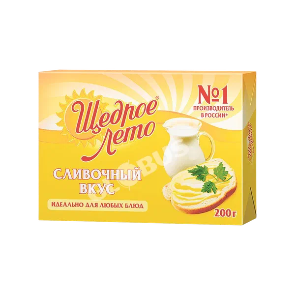 Маргарин Щедрое лето 72% 200г ЗМЖ