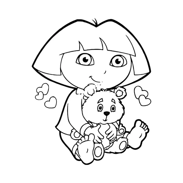 Раскраска мал Дж