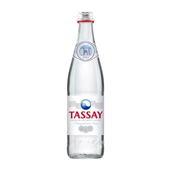 Вода Tassay стол б/газ 0,5л ст/б Казахстан 12
