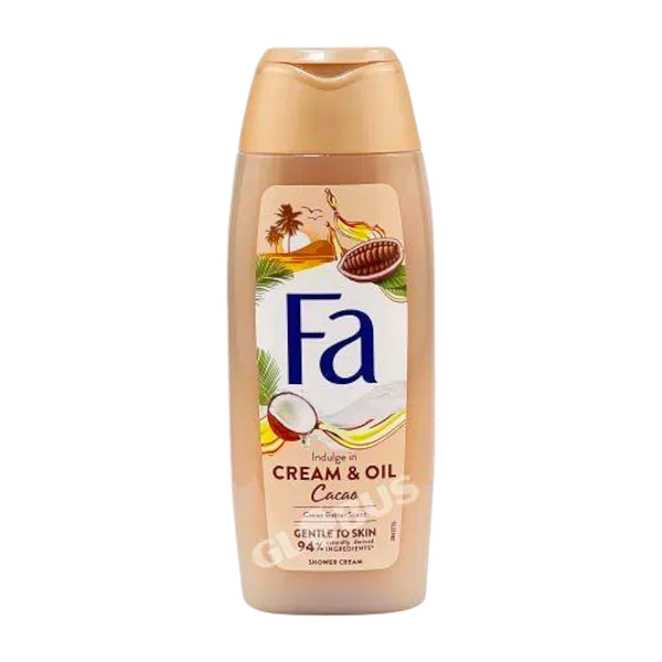 Fa Cream&Oil Cacao масло кокоса/аромат какао  душ гели 250мл