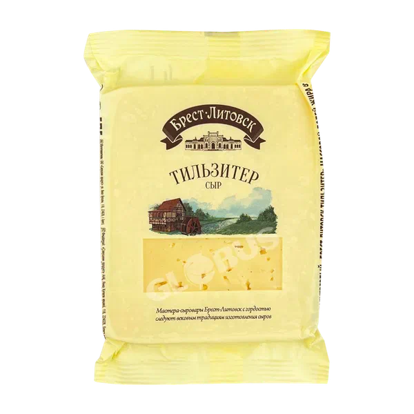 Сыр Брест-Литовск тильзитер 45% фас 200г РЦ
