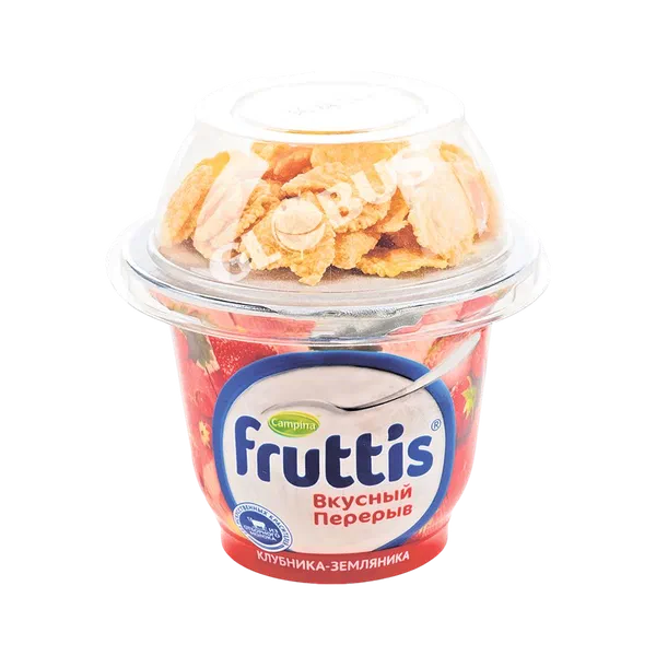Йогурт Campina Fruttis клубн/земл 2,5% 175г