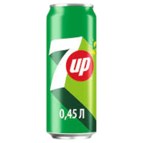 7 UP газдалган суусундугу 0,45л ж/б