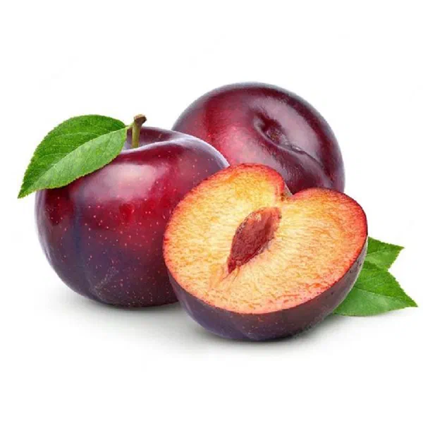 RED PLUMS WITH JUICY SWEET TASTE