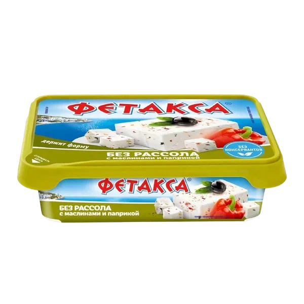 Сыр Hochland Фетакса маслины/паприка 200г
