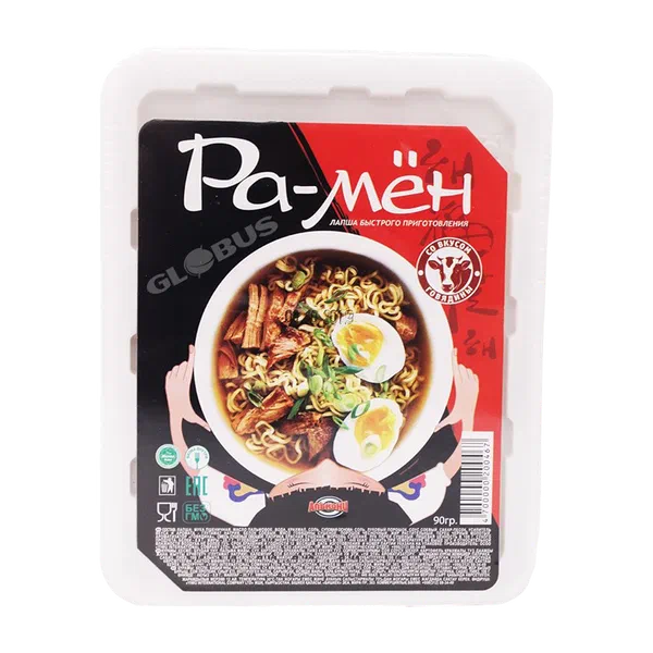 Вермишель б/п Алькони Ра-мен говядина 90г чашка