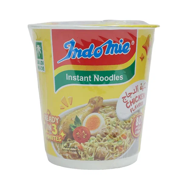 INDOMIE SPECIAL CHICKEN FLAVOR INSTANT NOODLE CUP RICH SNACK 80G