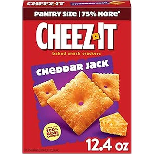 CHEEZ-IT CRACKER CHEDDAR JACK 85G - CHEDDAR JACK CHEEZ-IT CRACKERS