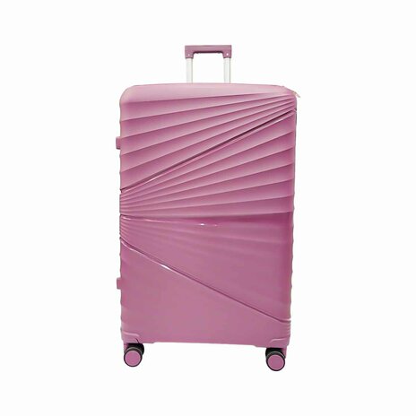 Abs Travel Trolley Purple 20 Inch