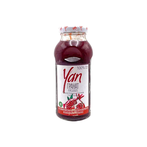 Сок YAN гранат 0,25л ст/б Армения 12