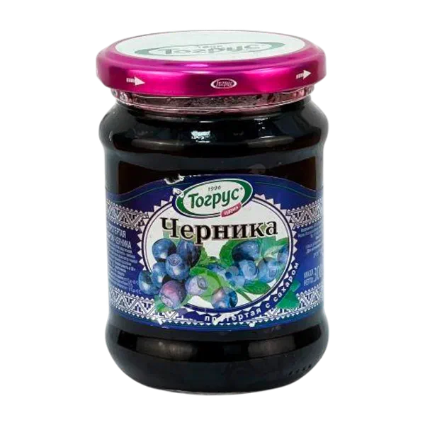 Тогрус кара моюл шекер менен 300г вареньеси