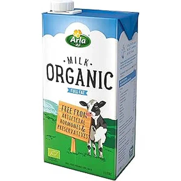 ARLA ORGANIC LONG LIFE FULL FAT MILK 1 LITER