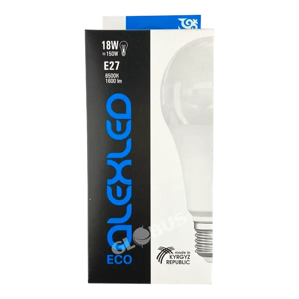 Лампочка св/диод Alexled Груша В011 E27 K6500 W18 В6518