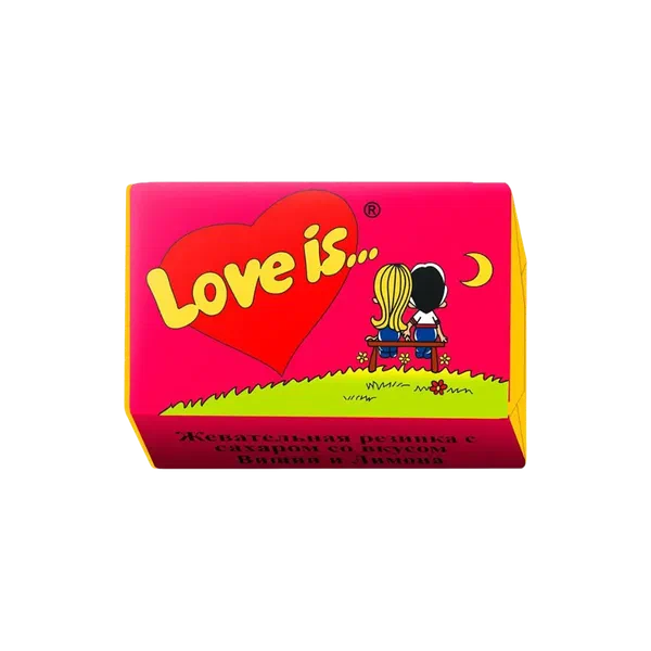 Жев. резинка Love is вишня лимон 4,2г