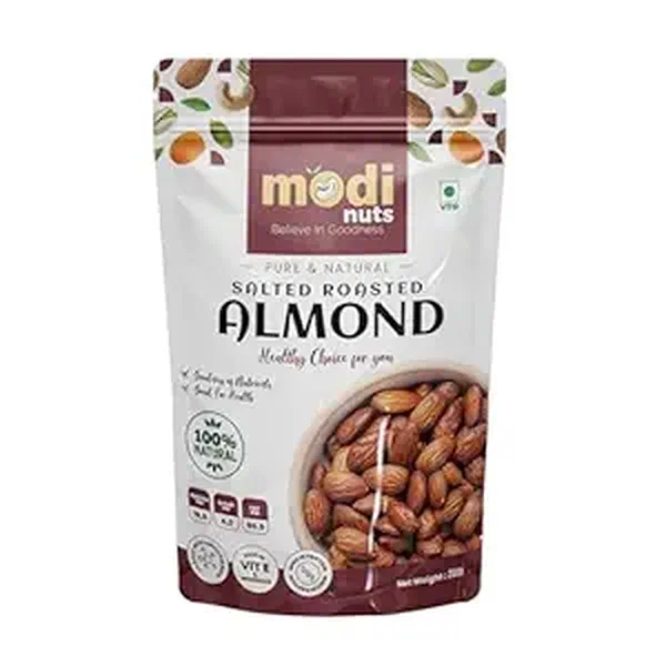 GRAU ALMOND ROASTED SALTED 80G - ROASTED SALTED ALMONDS