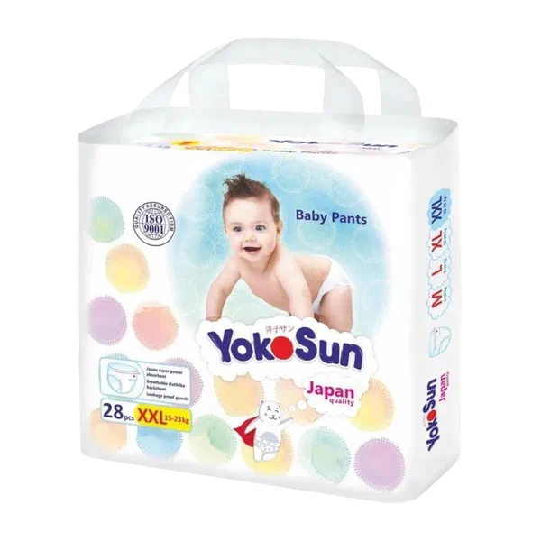 Трусики-подгузники детск Yokosun комфорт XXL 15-23кг 28шт