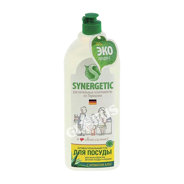 Средство д/мытья посуды Synergetic алоэ 1л GL