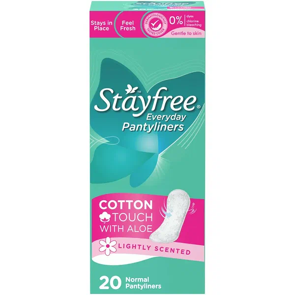 Stayfree Pantyliners Aloe 20's