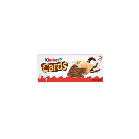 Kinder Chocolate Cards 5Pk 128Gm