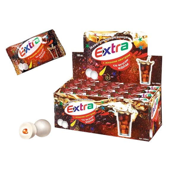 Жев. резинка Extra кола 3,3г GR001