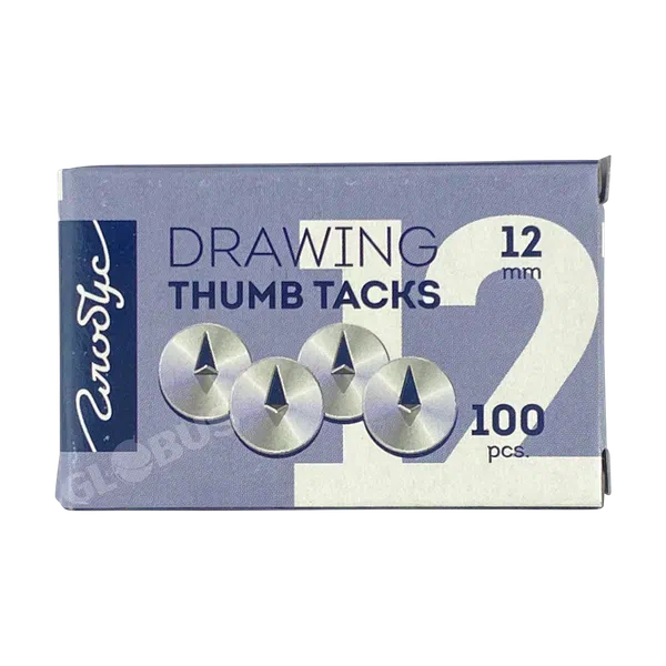 Кнопки Globus канц. 12мм 100шт К12-100 РЦ РФ