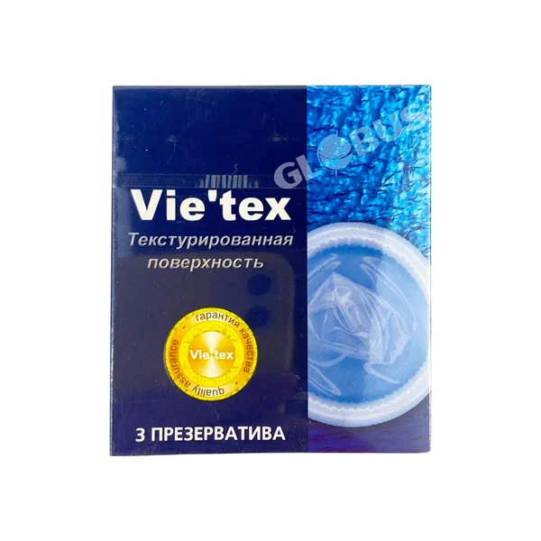 Презервативы Vie`tex Текстурированная поверхность 3шт