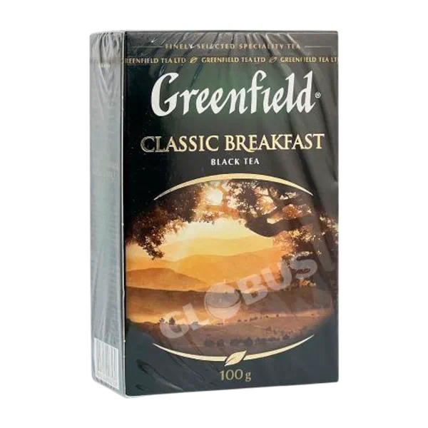 Чай Greenfield Classic Breakfast black tea лист 100г