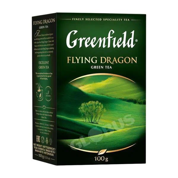 Чай Greenfield Flying dragon зел.лист 100г