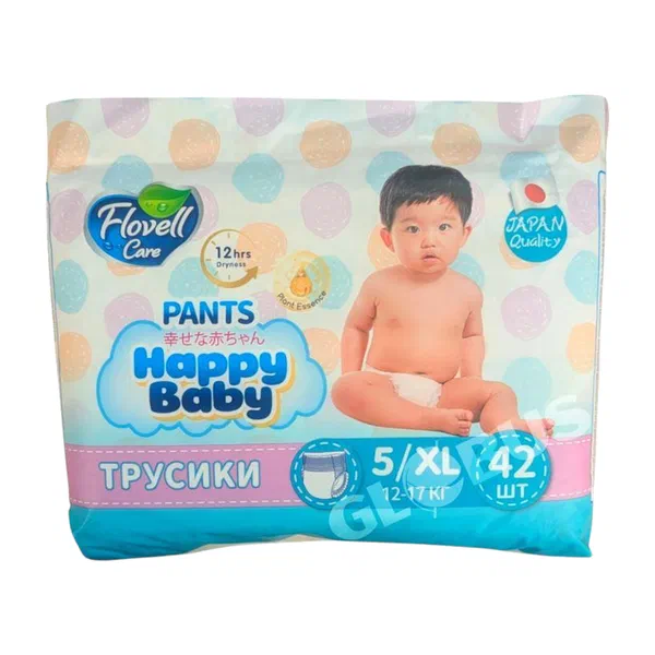 Трусики детск Flovell Happy Baby 5 XL 42шт