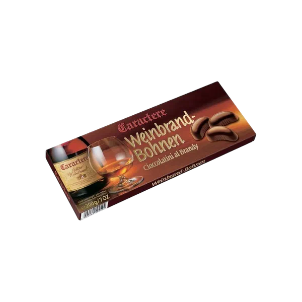 Конфеты шок. Caractere Weinbrandbohnen 200г ES