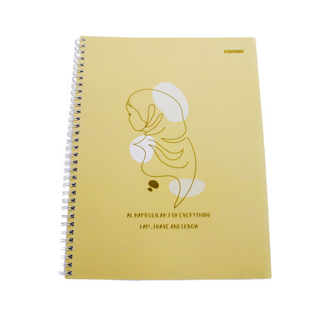 دفتر 100 إنجليزي سادة بناتي A4