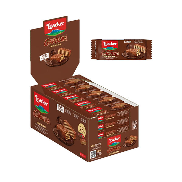 Loacker Gardena Chocolate 25X38Gm